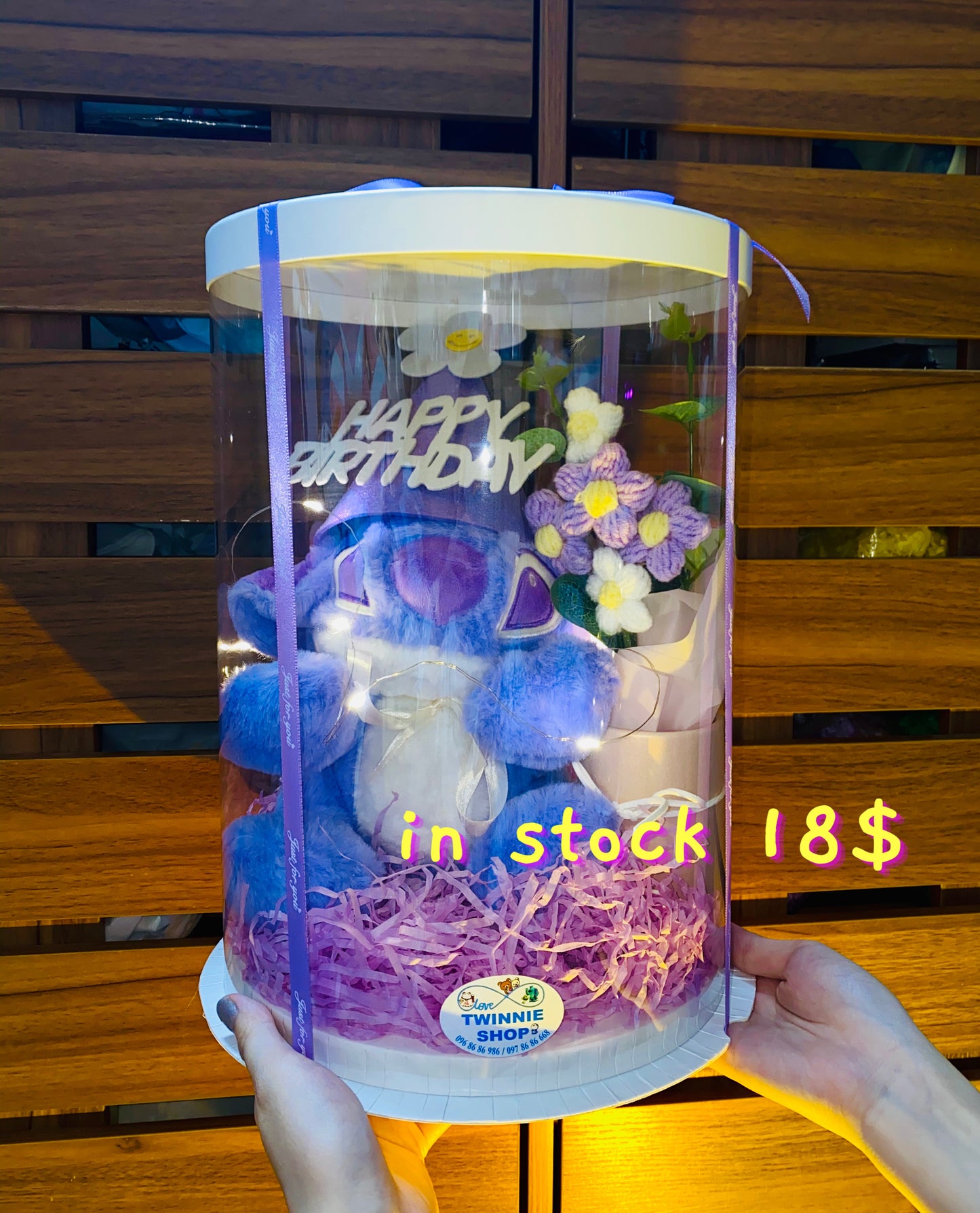 BD18 | purple stitch birthday box
