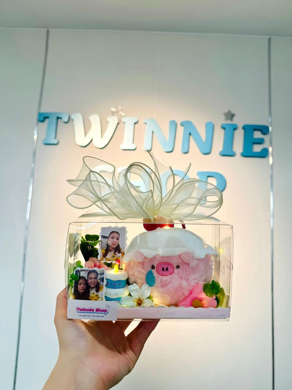 KCB | Pig keychain cake set