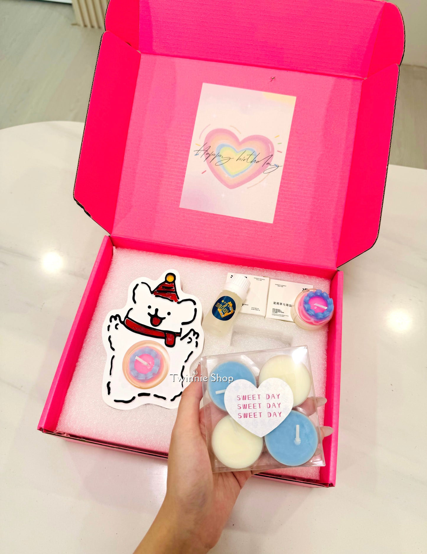 CD | Puppy candle gift set