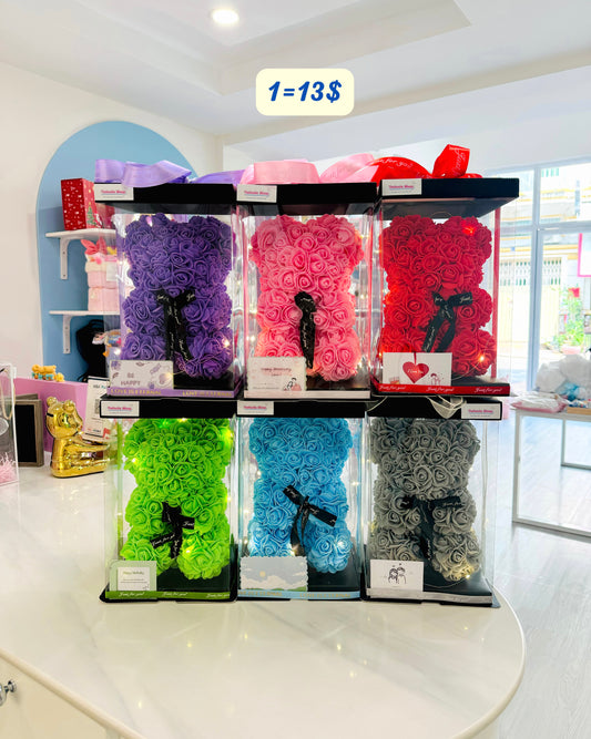 FWB | Rose bear gift box