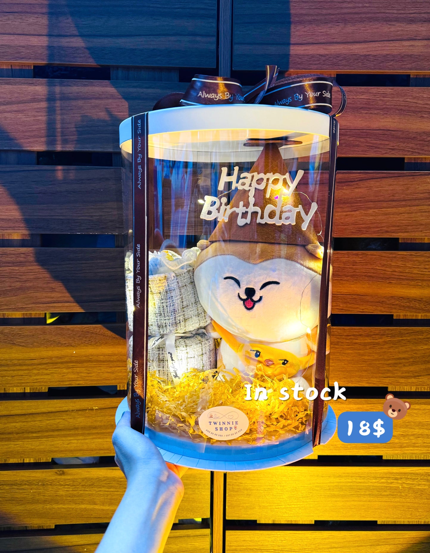 BD18 | Puppy birthday flower bunch