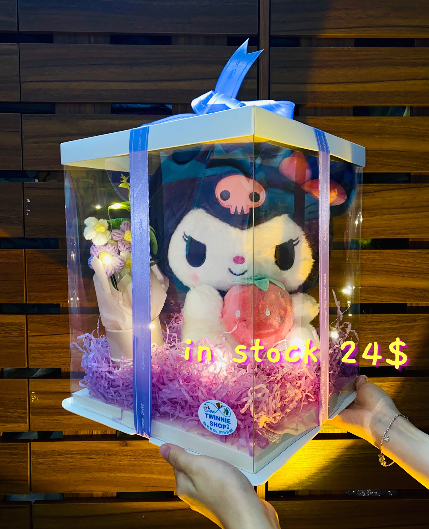 BB | Strawberry Kuromi flower set