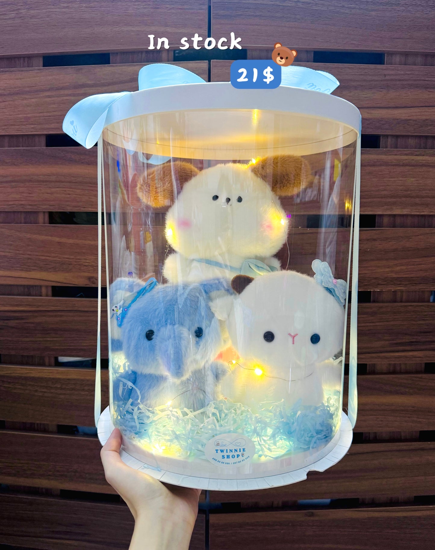 3FS | White and blue set