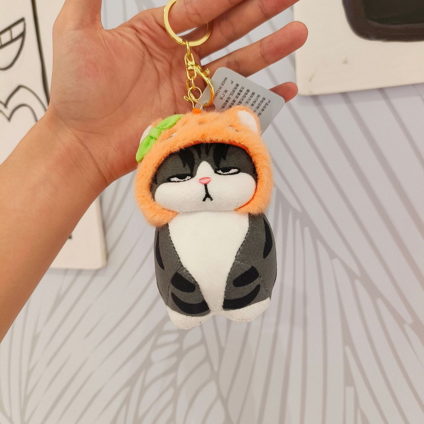KEY | Moody cat keychain