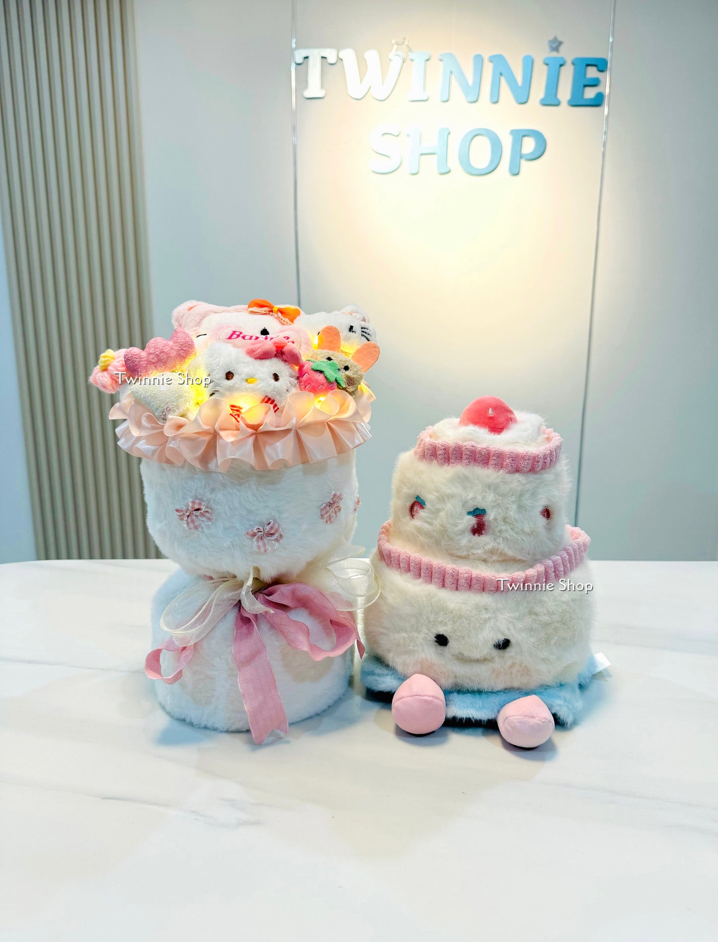 FW | Birthday pink flower bunch