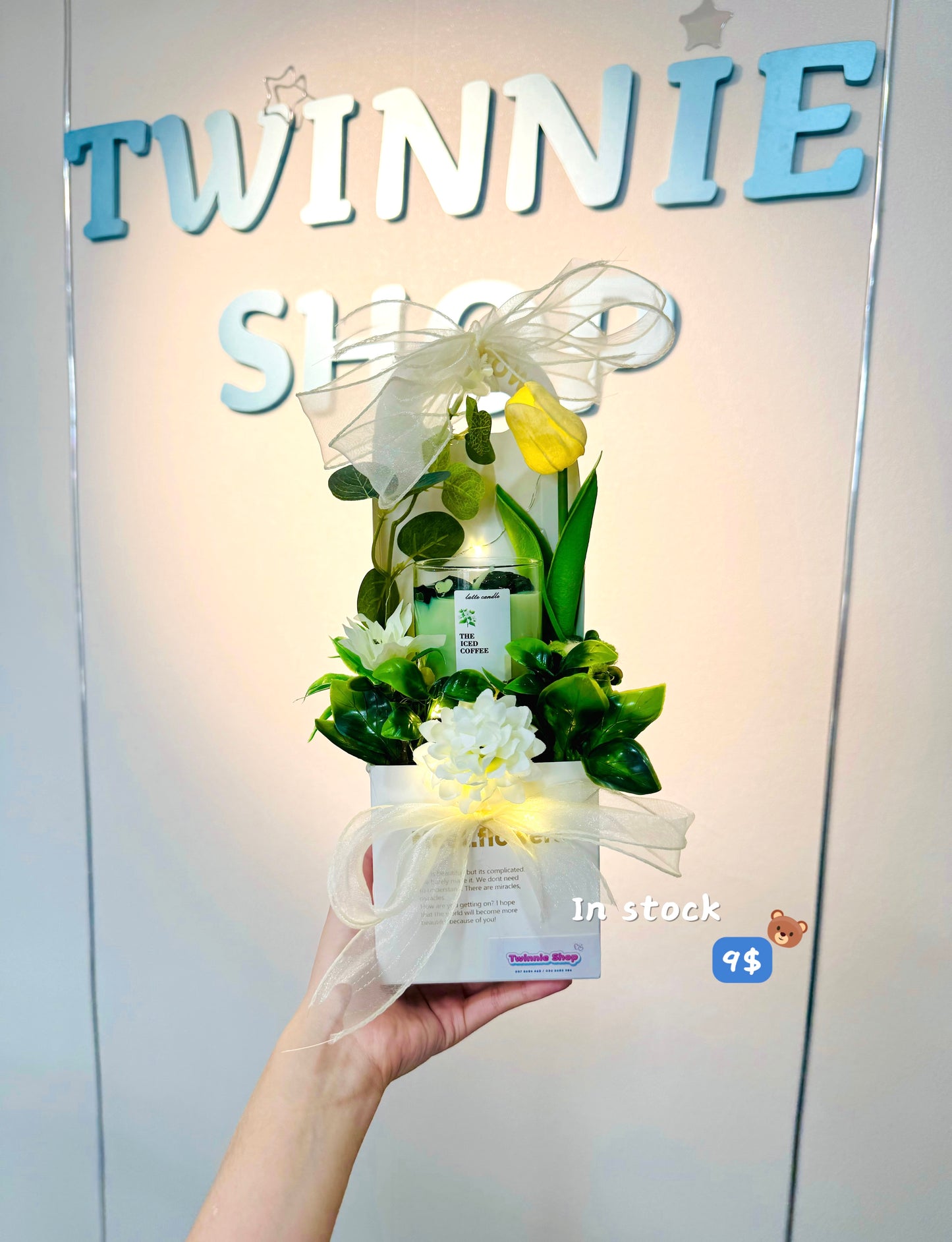 CD | Green matcha candle flower