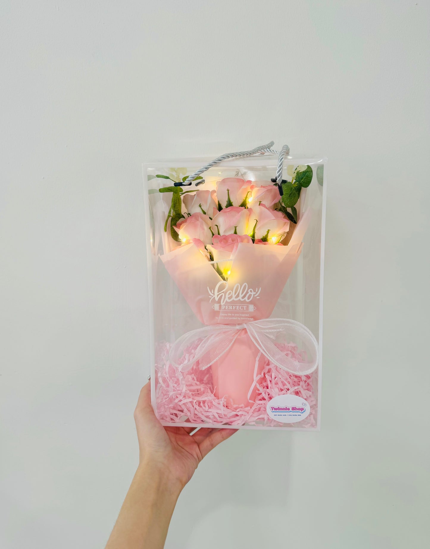 FW | Artificial rose gift box