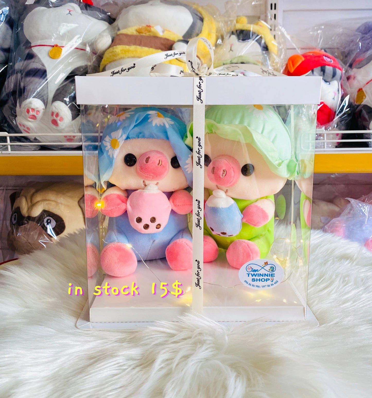 CPB | Milk tea piggy couple set