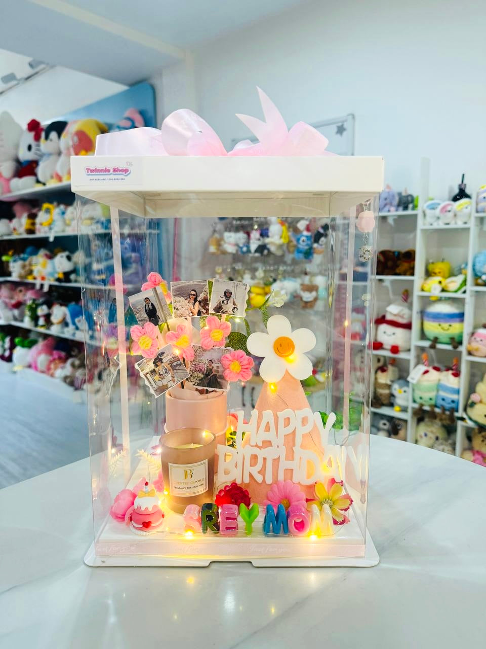 CD | Candle birthday flower set