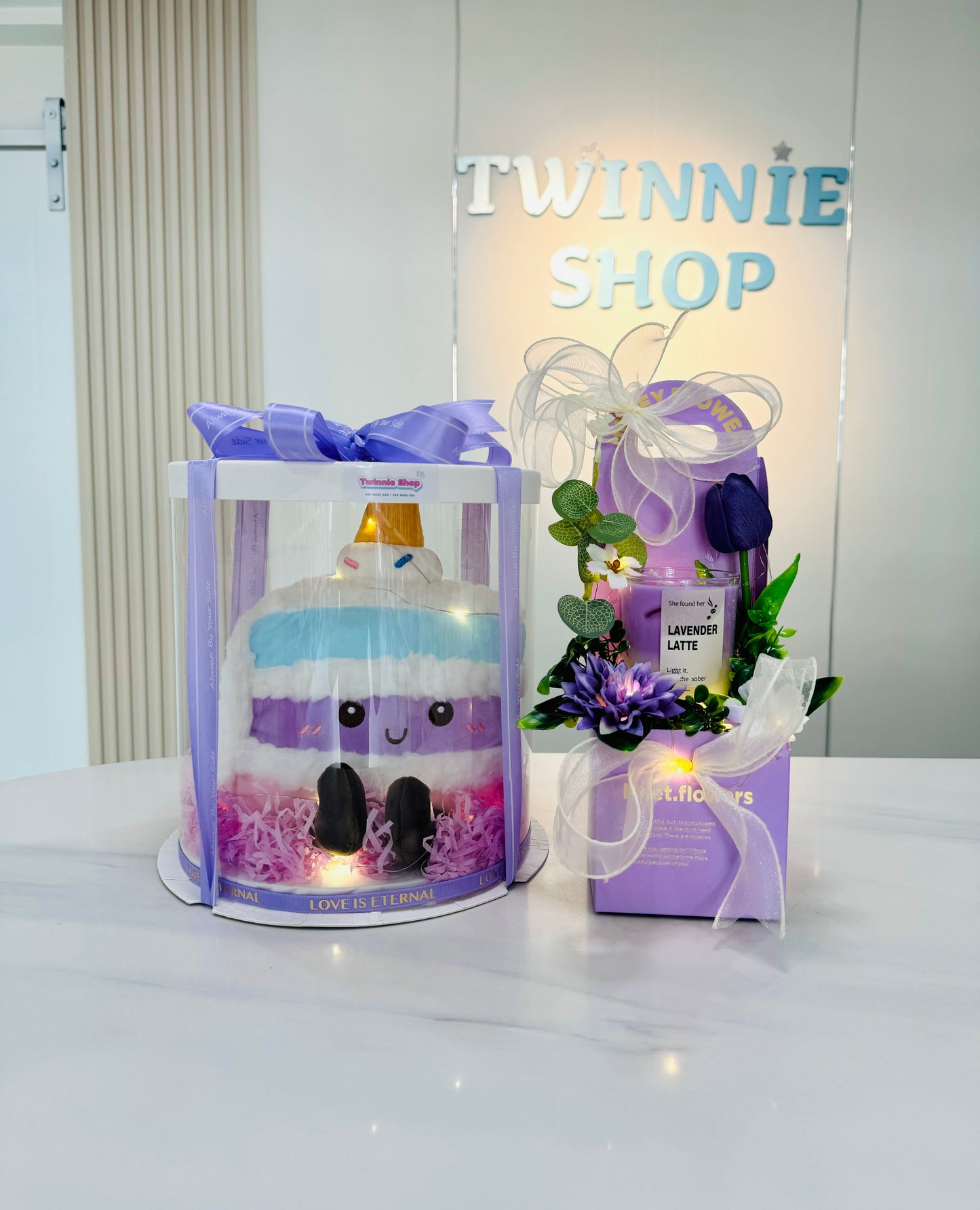 CD | Purple candle cake set