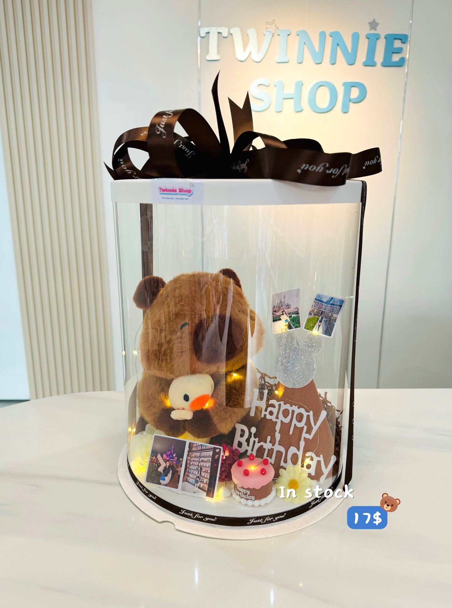FWB | Capybara birthday flower set