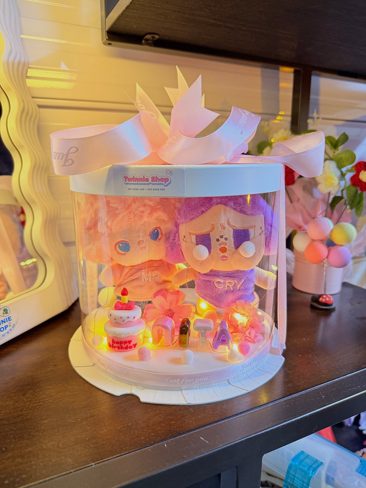 KCB | Purple keychain couple set