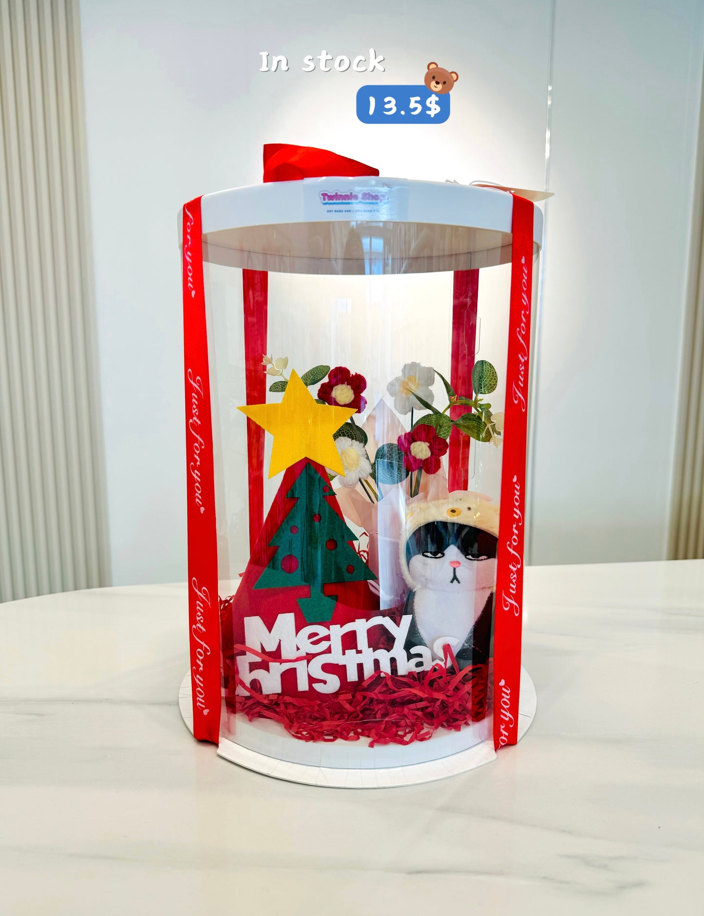 Xmas | Cat keychain gift box