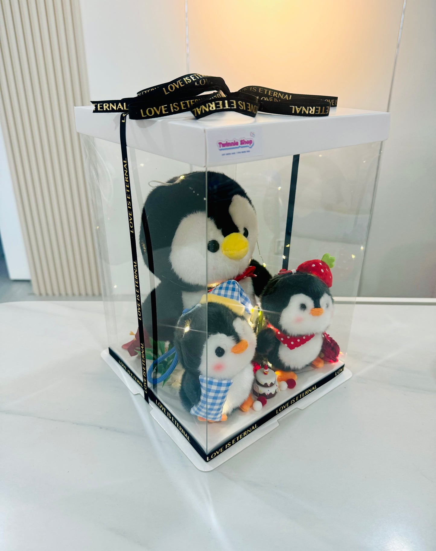 SRBK | Black penguin family set