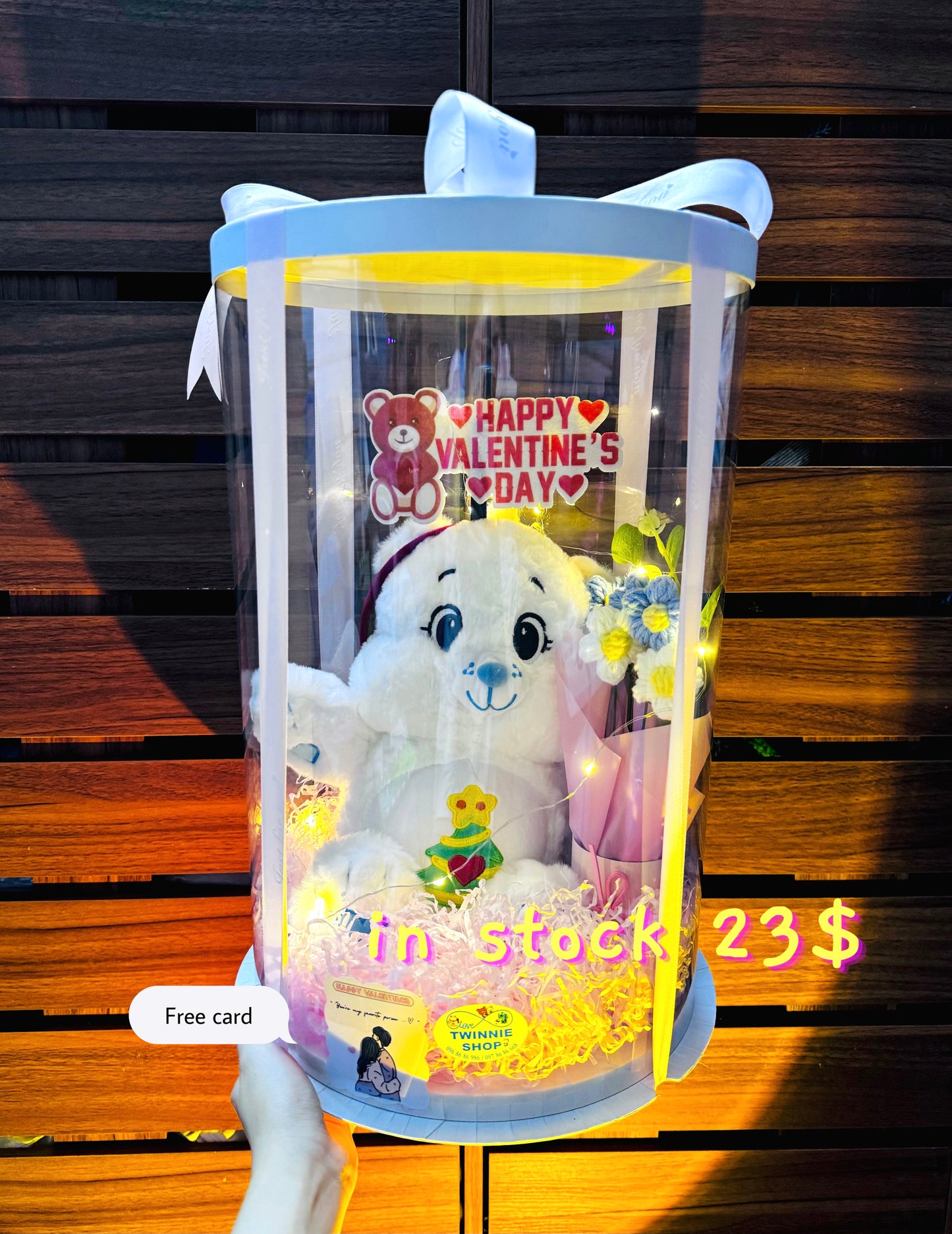 VLT | White care bear gift set