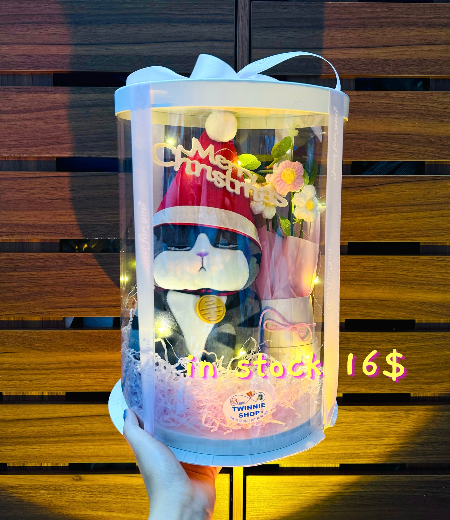 Xmas | cat flower gift set