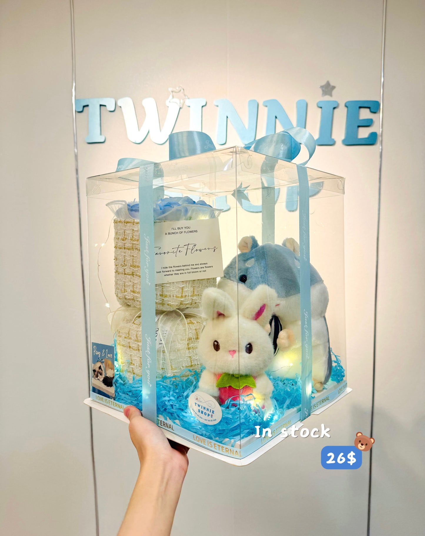 FWB | Hamster blue rose box