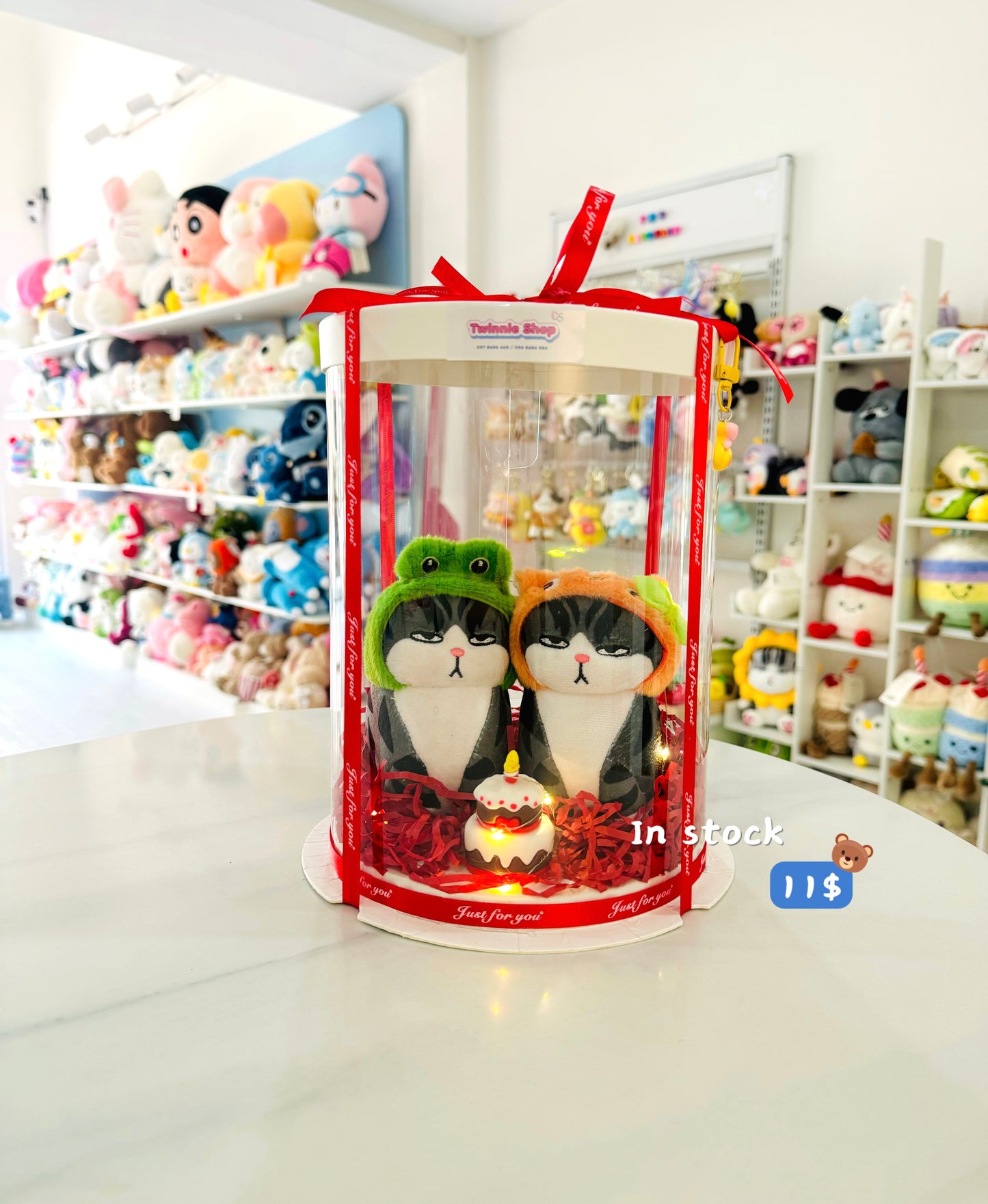 KCB | Cat keychain birthday set
