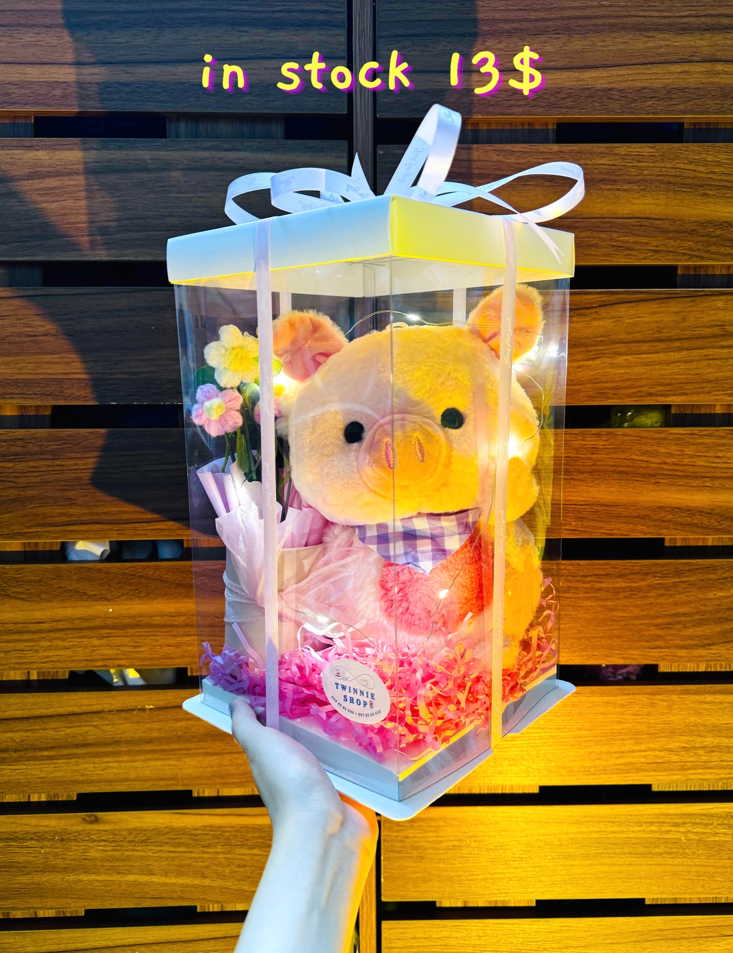 SRBFW | cute pig flower set