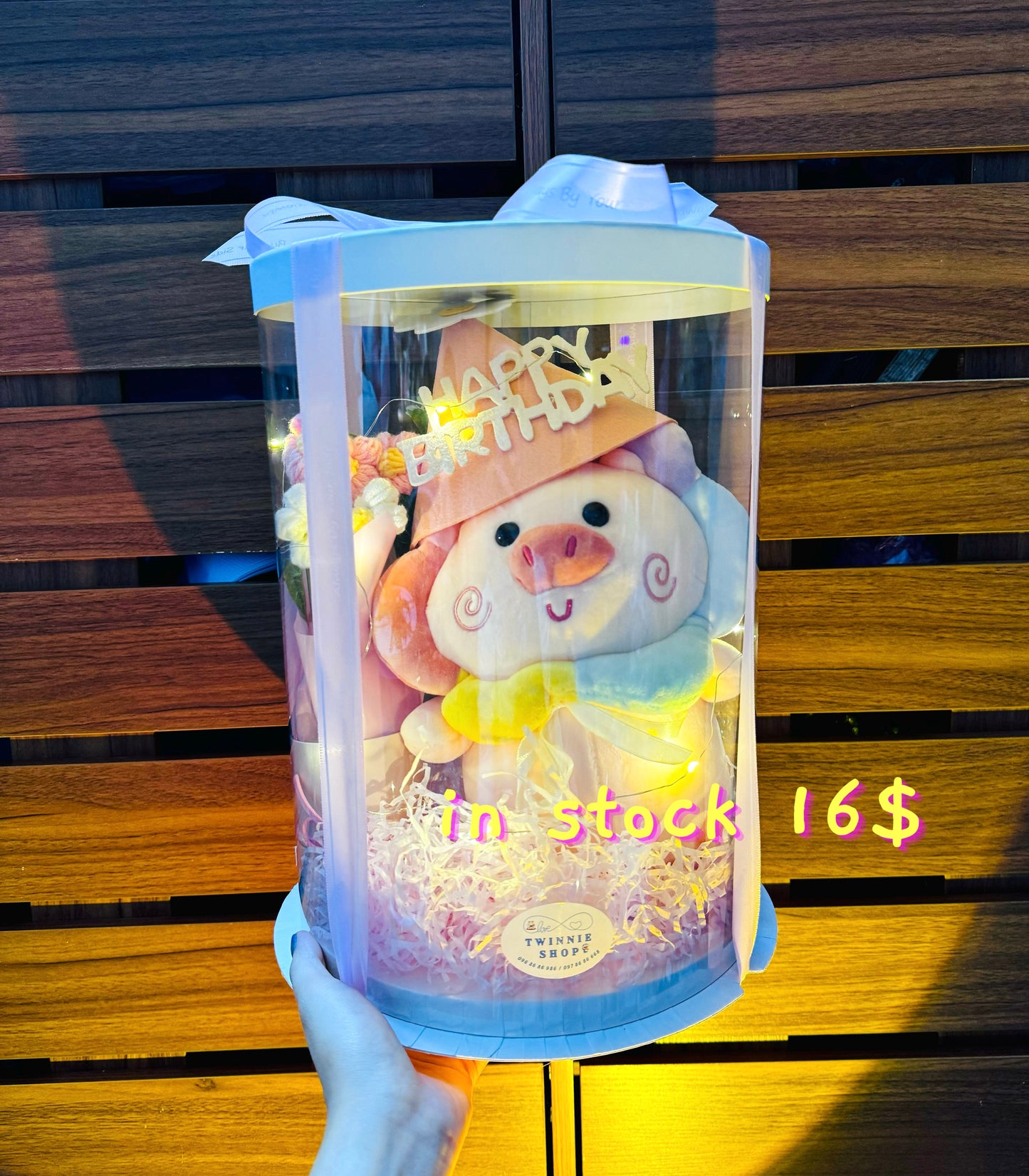 BD16 | rainbow pig birthday gift box