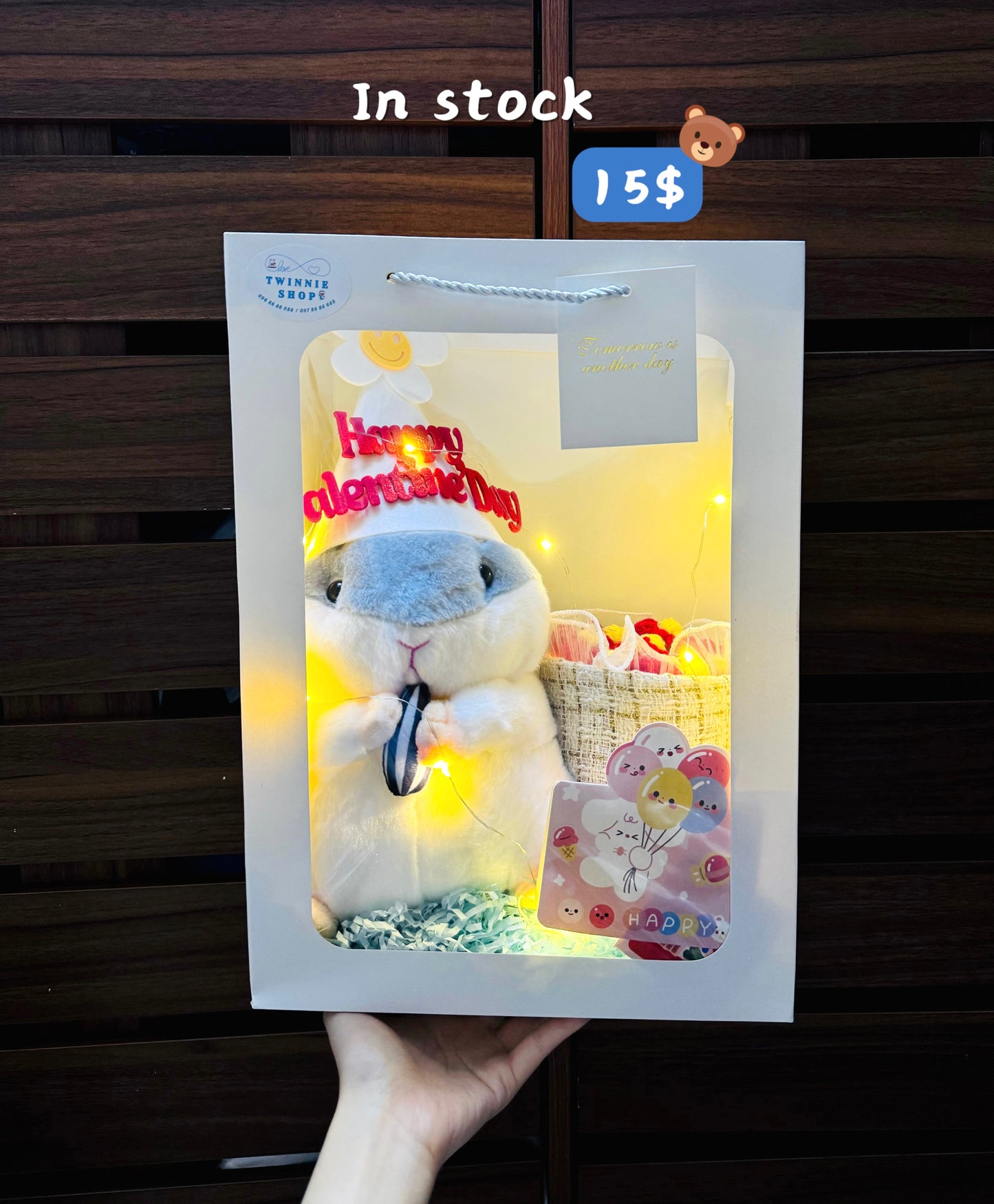 VLT | Hamster flower bunch gift bag