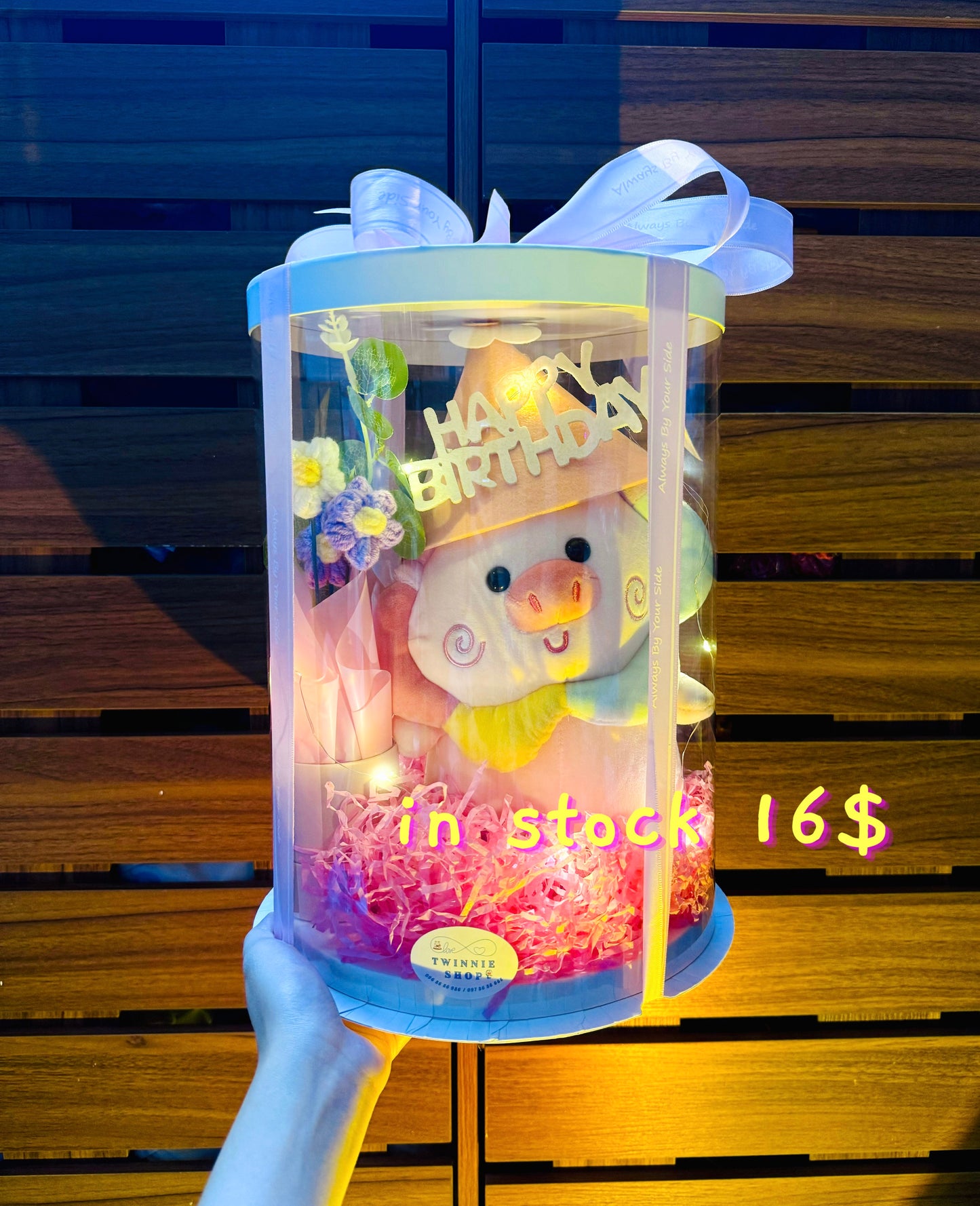 BD16 | rainbow pig birthday gift box