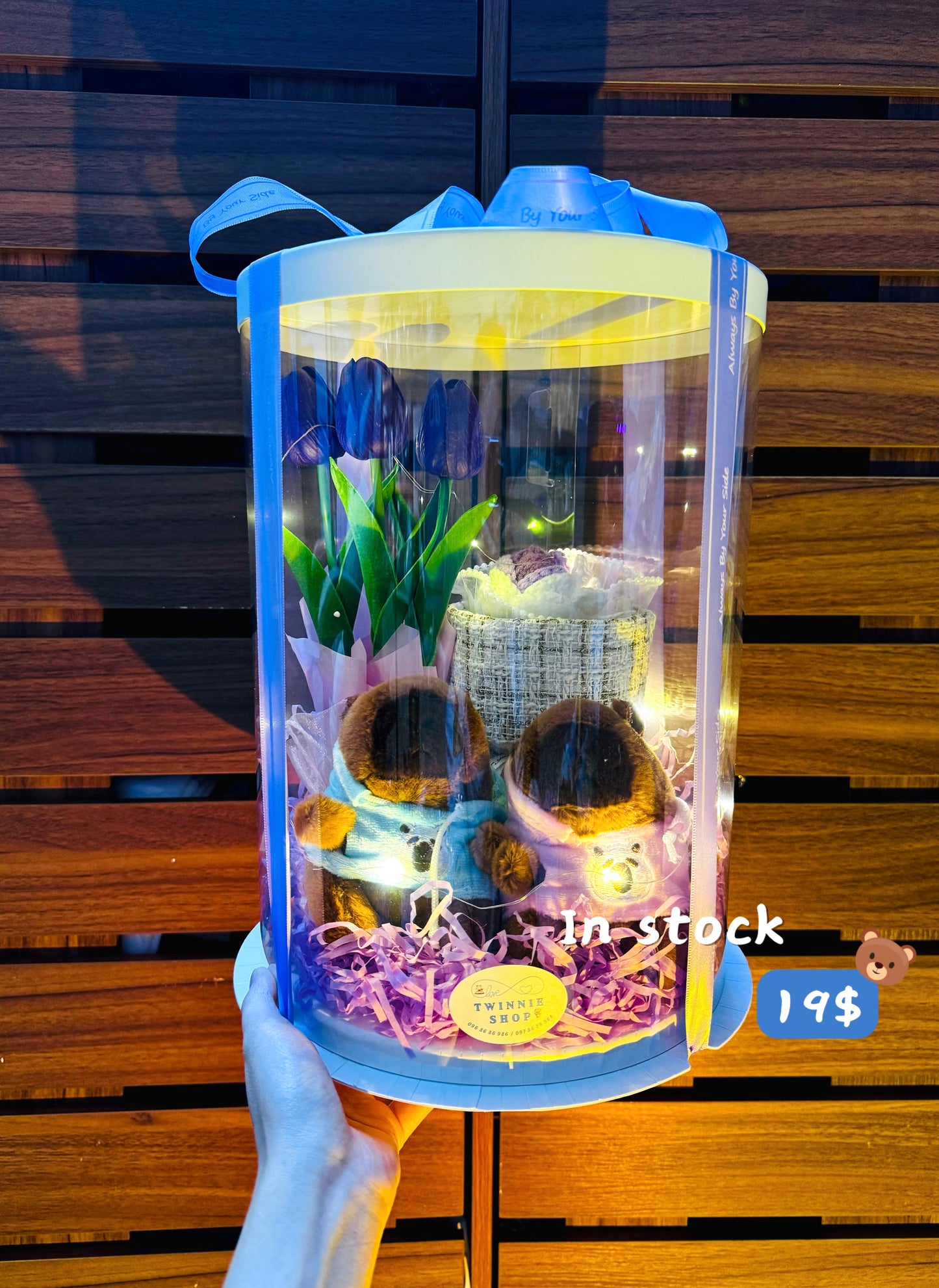 KCB | Capybara keychain flower bunch set