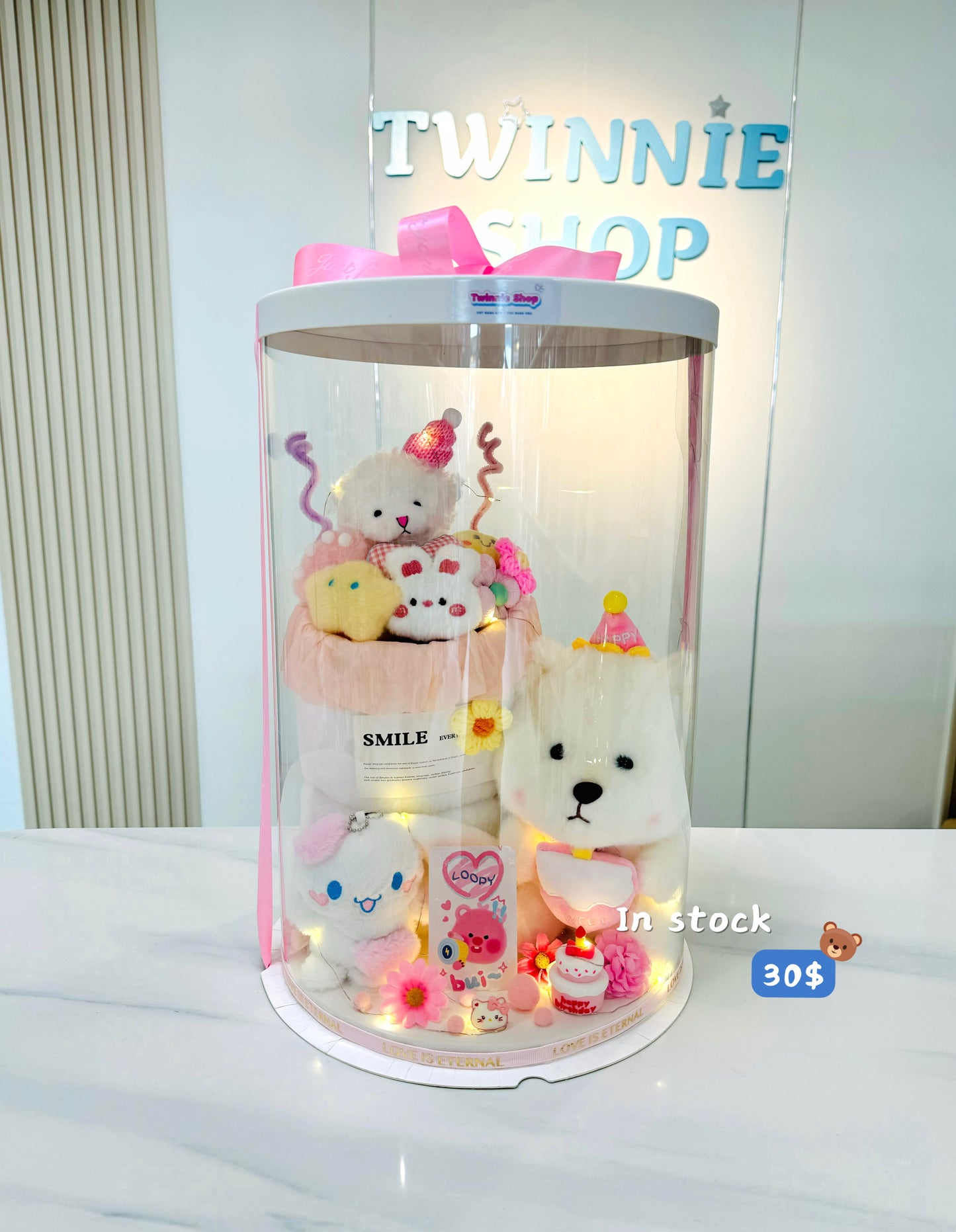 FWB | Pink birthday flower box
