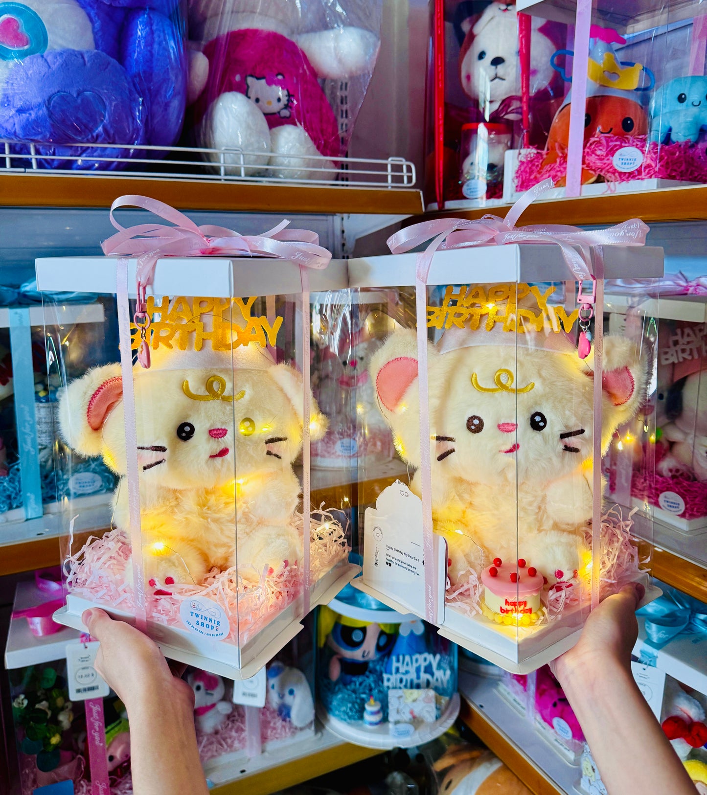 SRBBD | White mouse birthday set