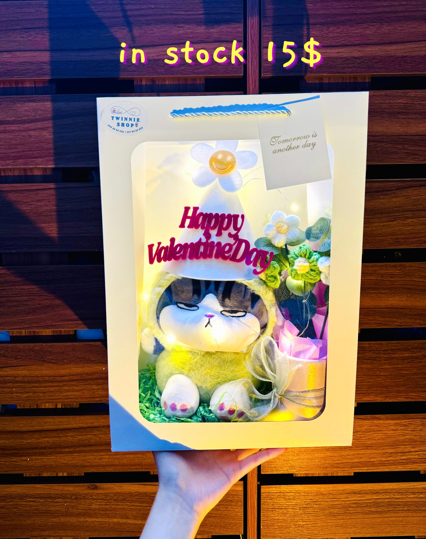 VLT | Green cat valentine bag