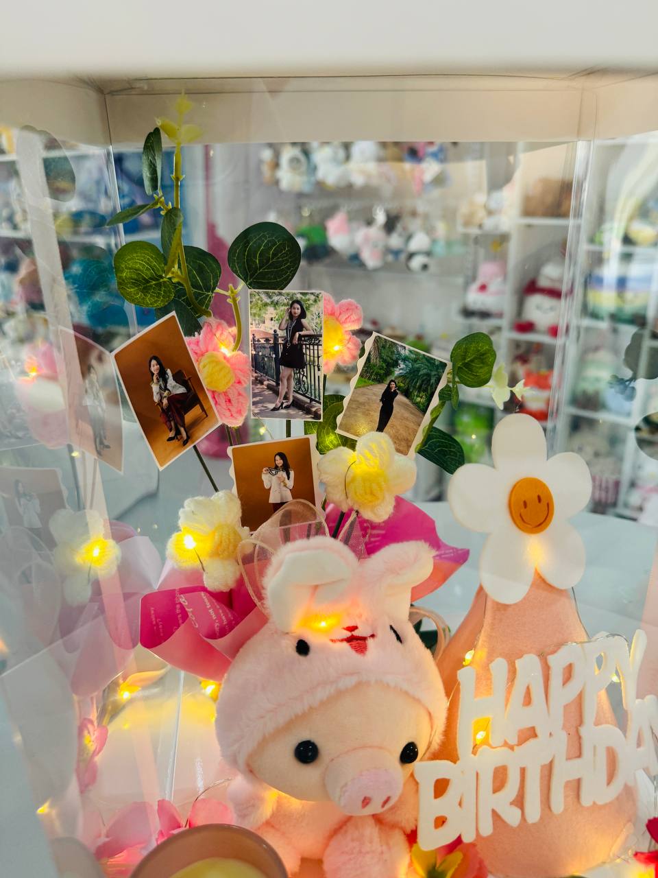 FWB | Piggy candle flower set