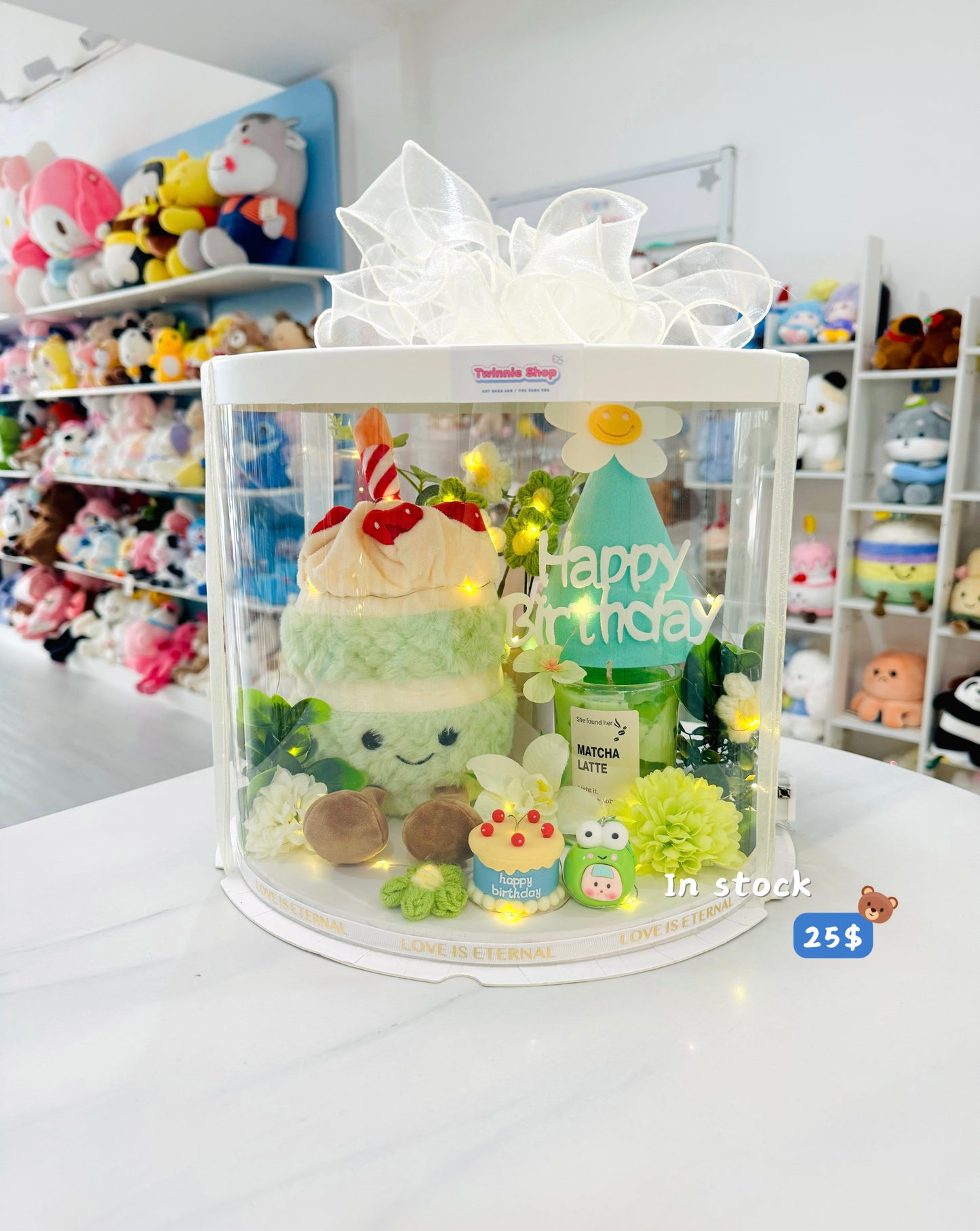 CD | Green cake candle set