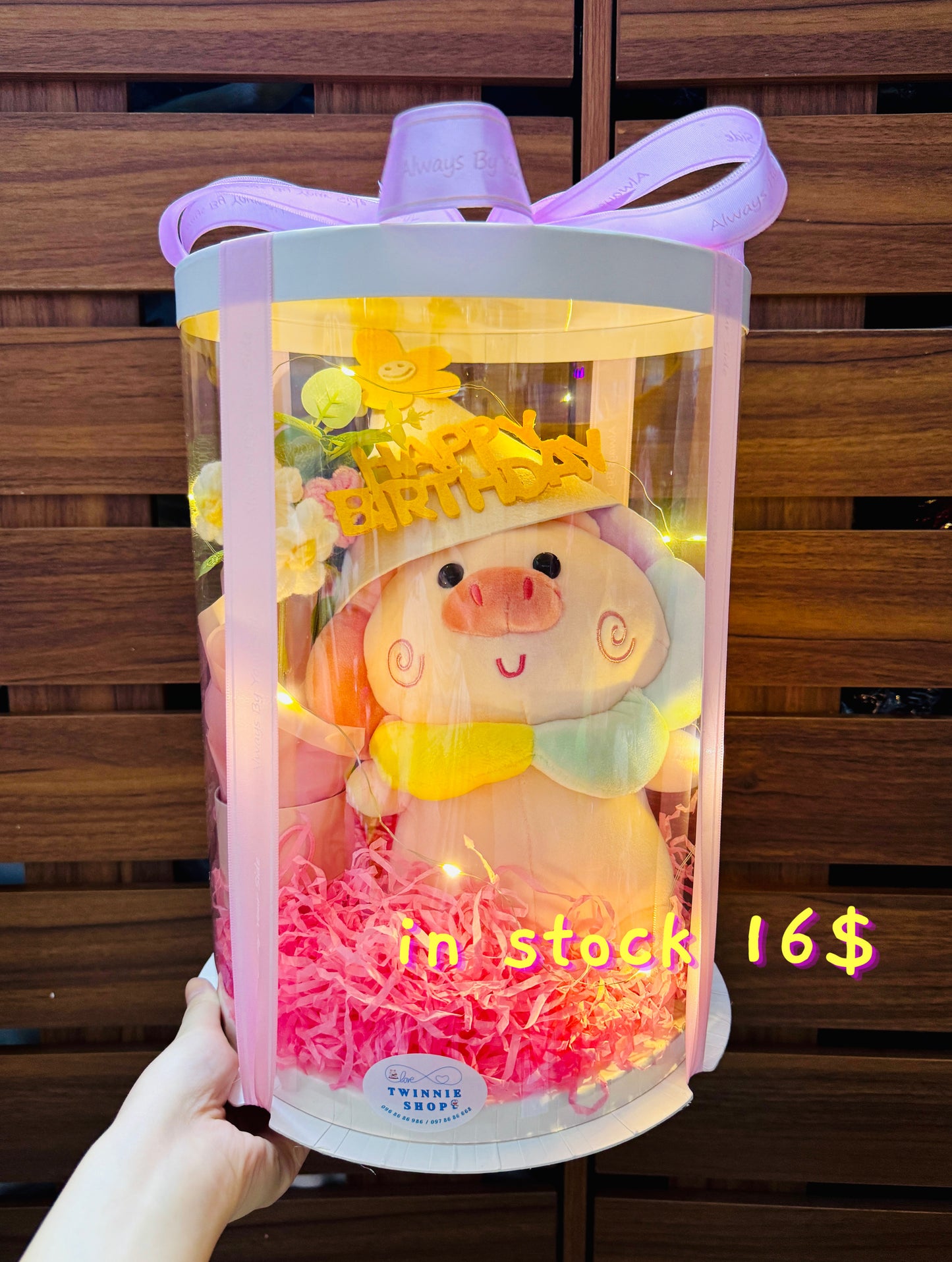 BD16 | rainbow pig birthday gift box