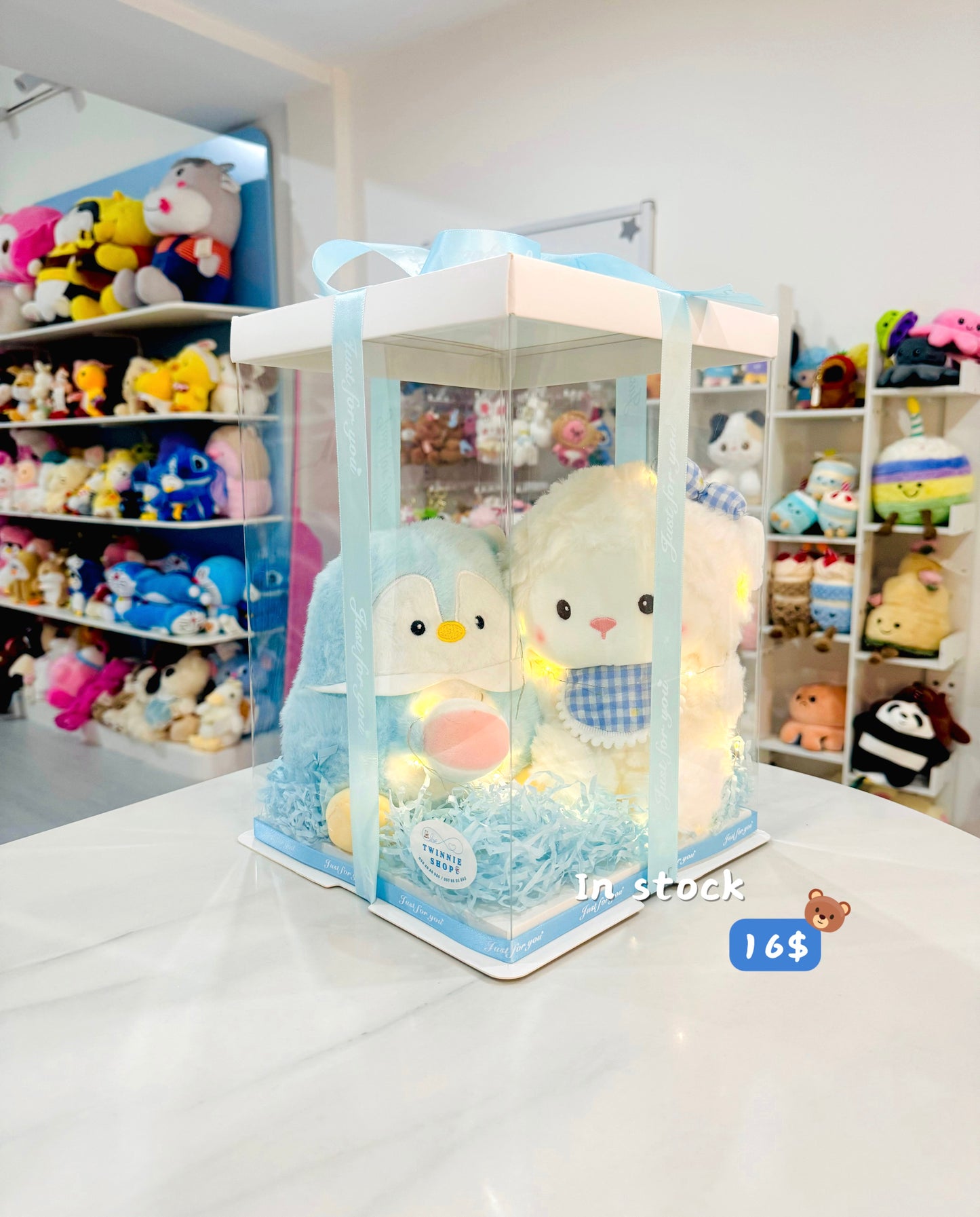 CPB | Penguin sheep blue couple set