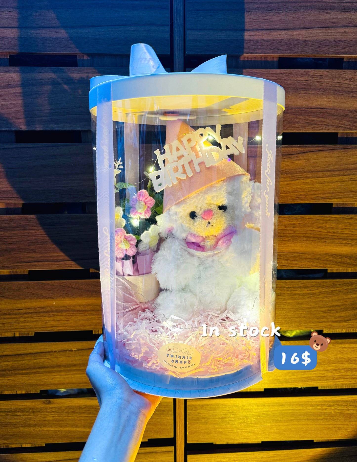 BD16 | White sheep birthday set