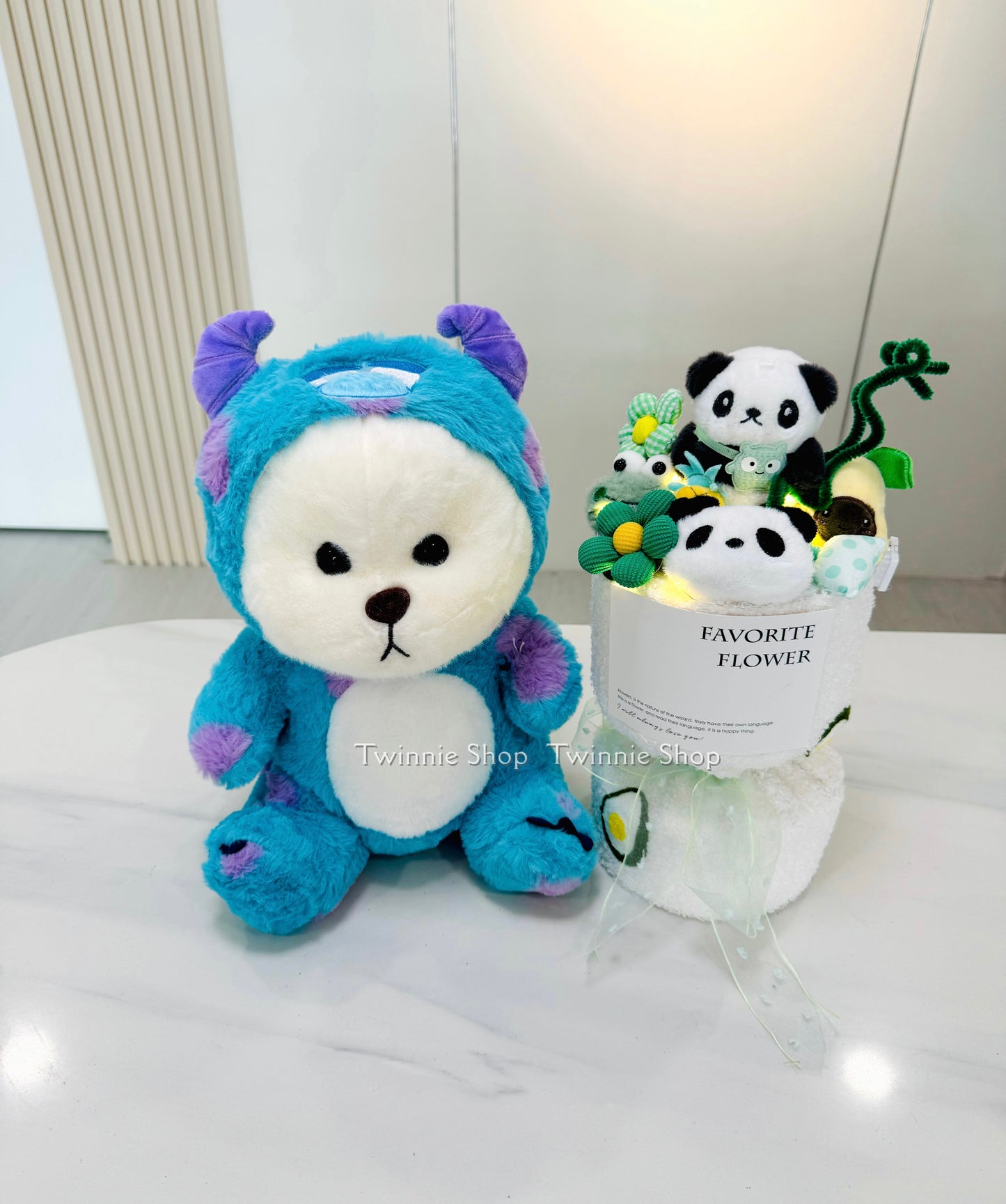 TDFW | Teddy bear flower set
