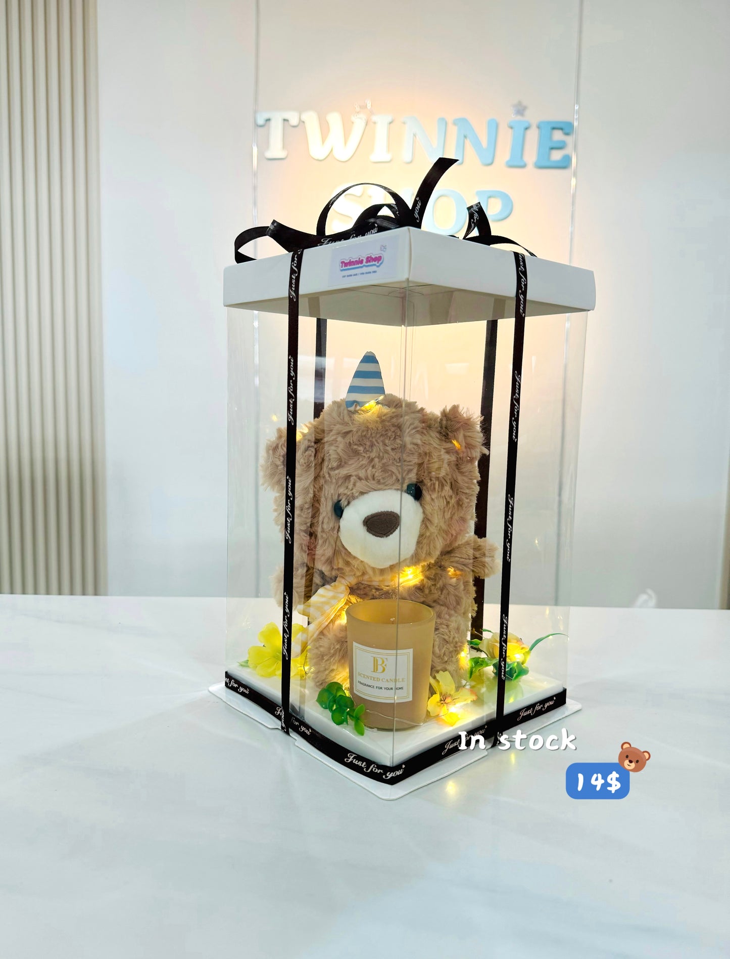 CD | Brown Bear candle set