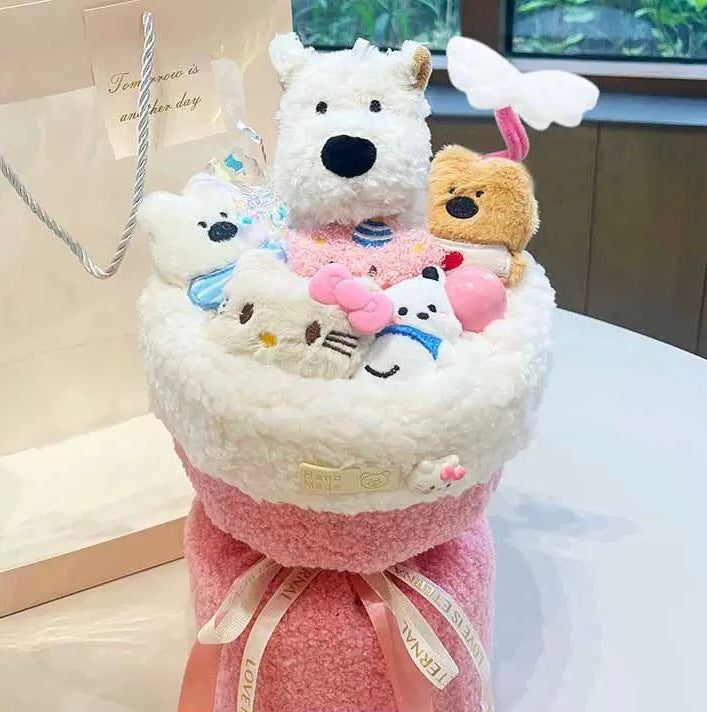 FW | Puppy flower bunch