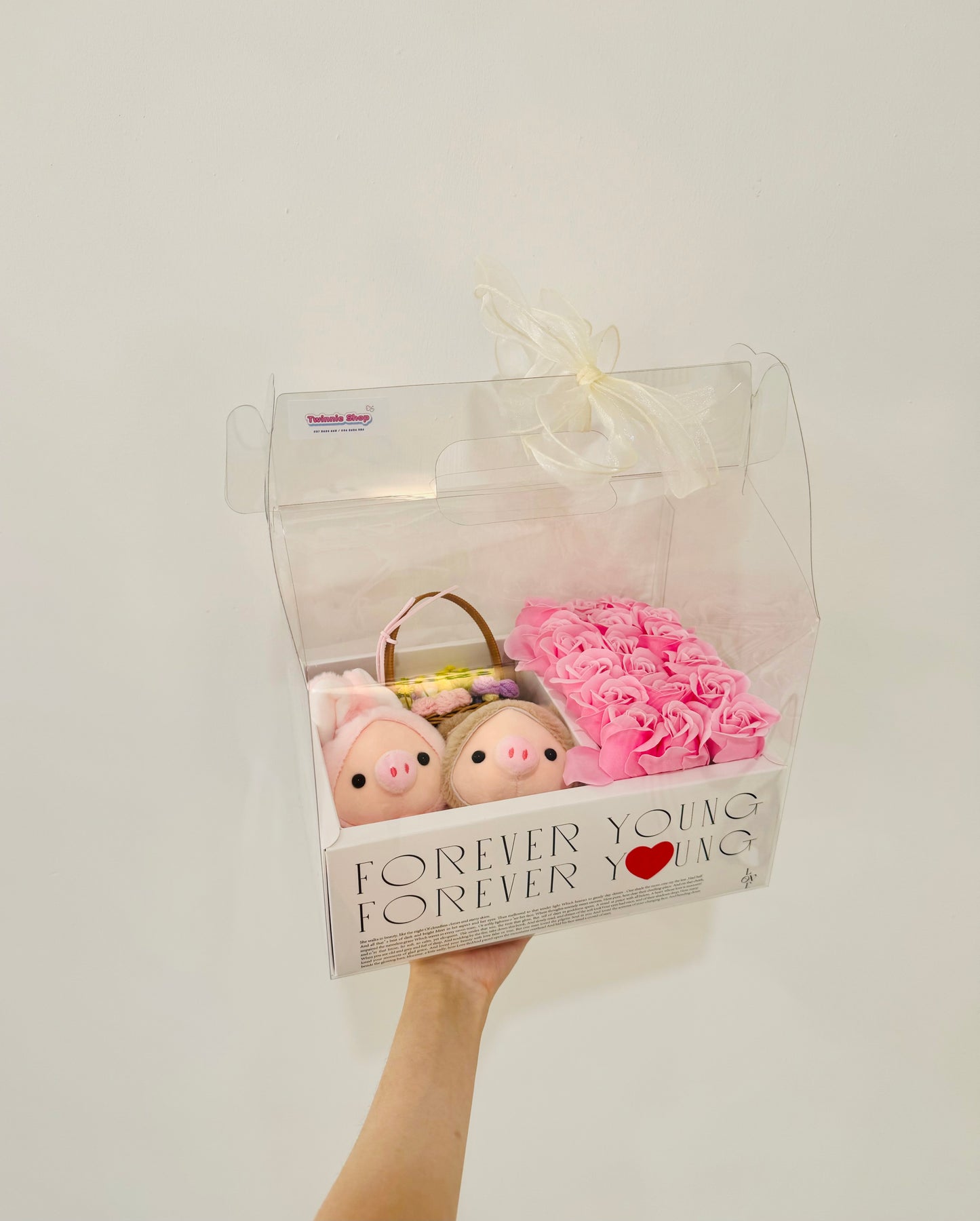 RB | Piggy couple rose box