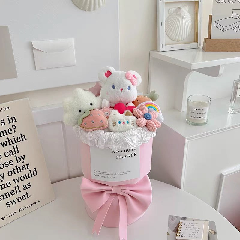 FW | Pink bear flower bunch