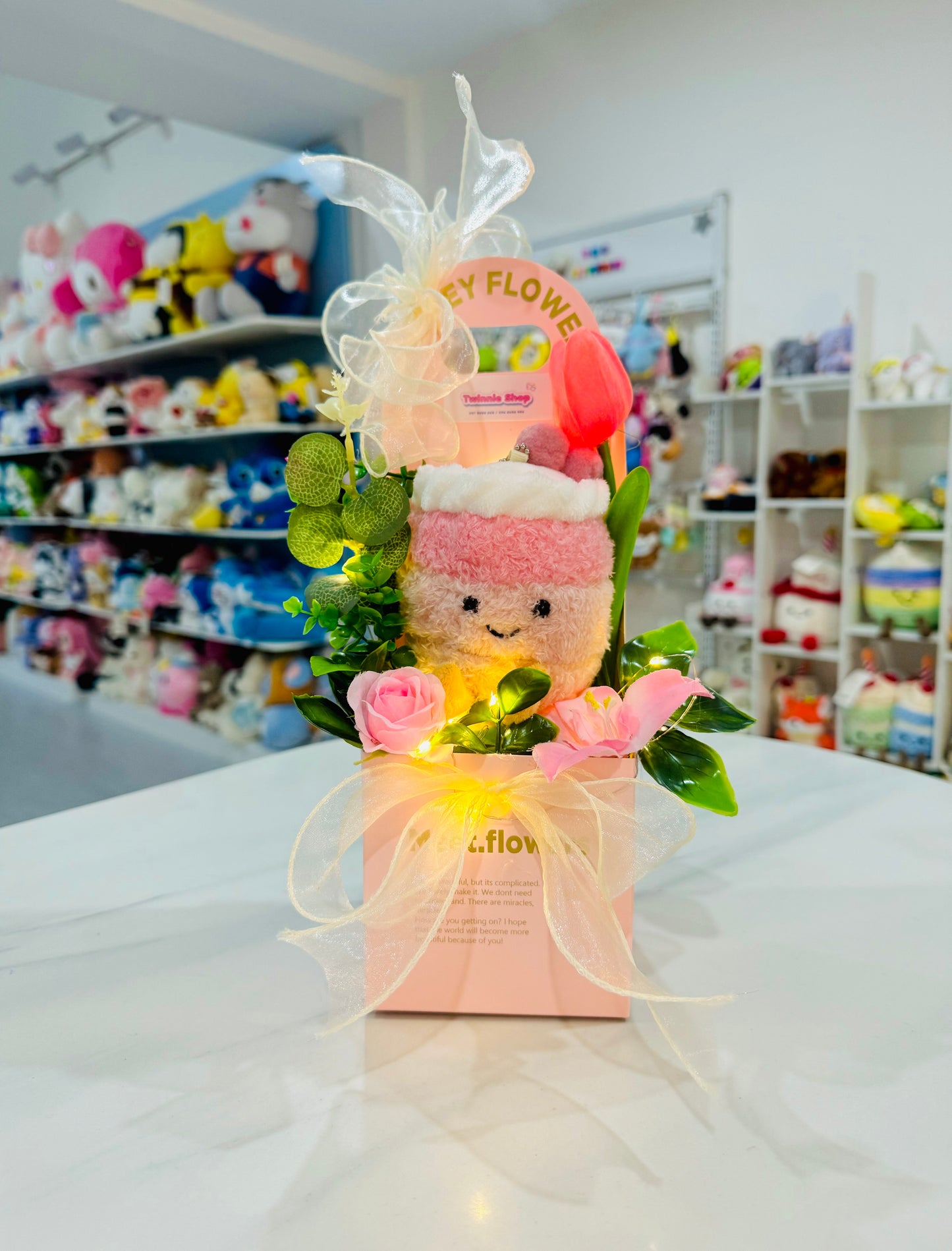 KCB | Pink cake flower bag