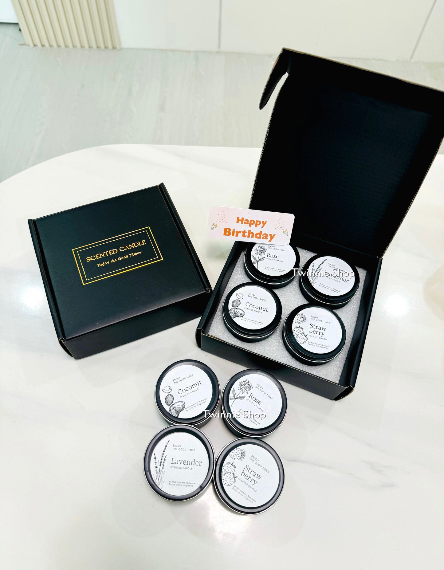CD | Black candle mix scent gift