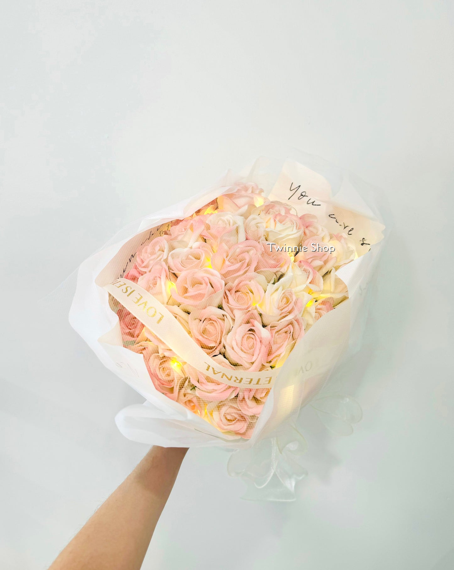 FW | Pink rose big bunch