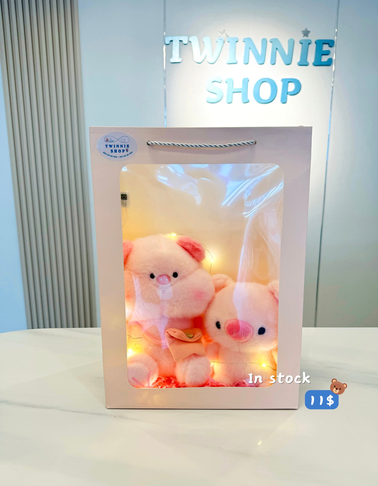 SRBK | Piggy couple gift bag