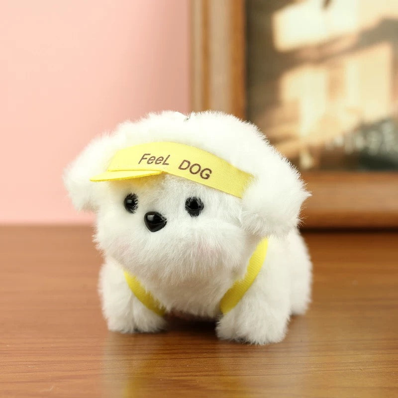 KEY | puppy hat keychain