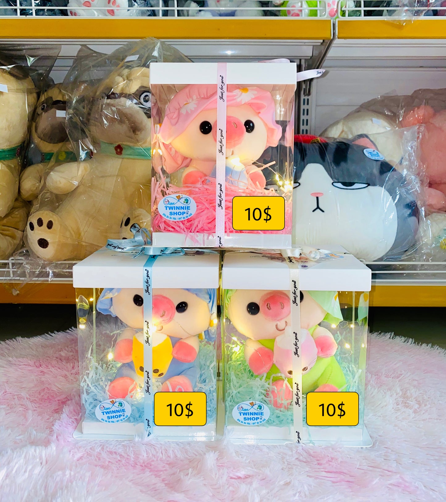 SRB10 | Milk tea pig gift box