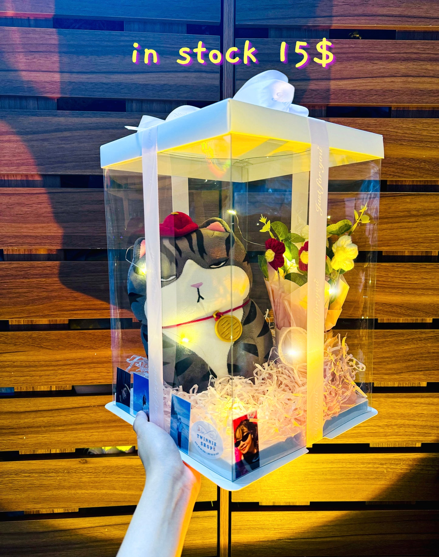 SRBFW | Cat flower round box