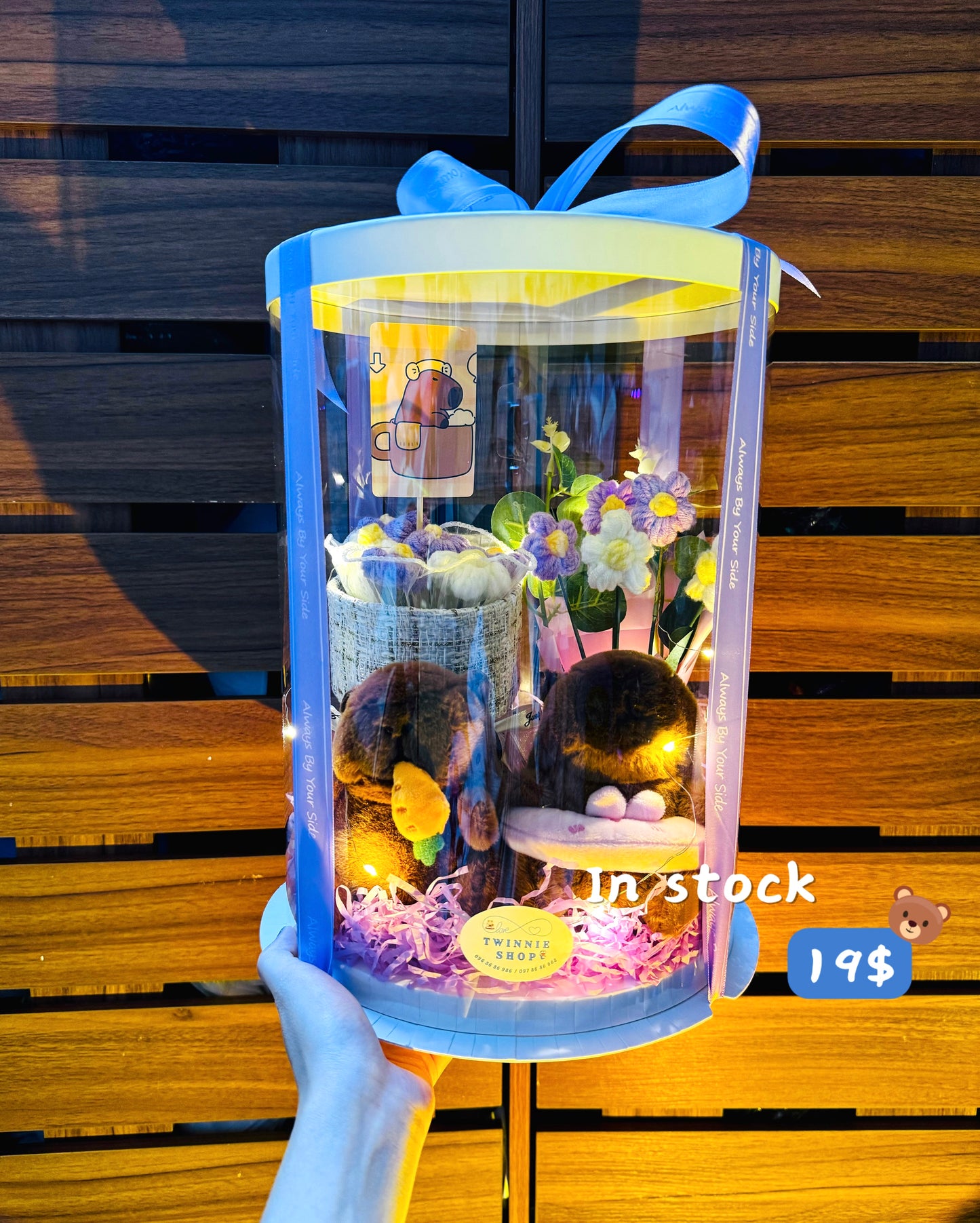 KCB | Capybara keychain flower bunch set