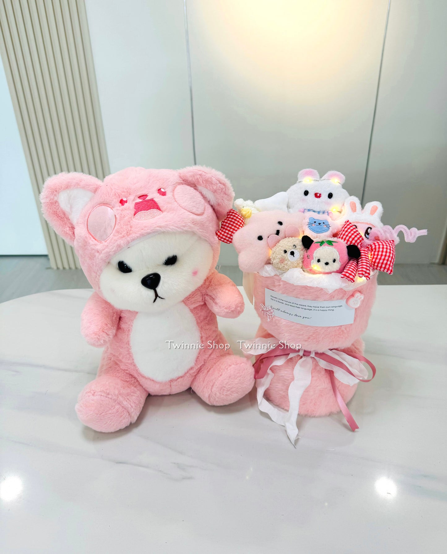 TDFW | Teddy bear flower set