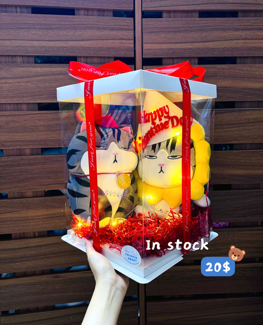 VLT | Couple cat valentine set